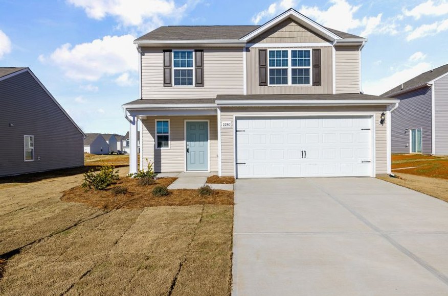 Example new garage door installation photo